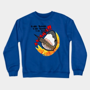 The Roof is on AAAAHH!! Crewneck Sweatshirt